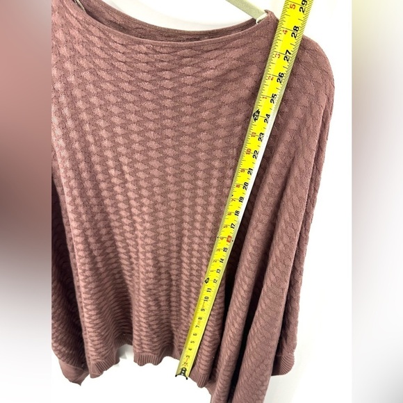 Lululemon Divinity Poncho Woven Spanish Oak Cashmere Blend Shawl Wrap Sweater - Picture 8 of 9